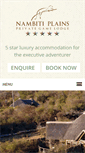 Mobile Screenshot of nambitiplains.com