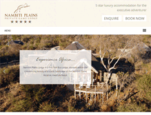 Tablet Screenshot of nambitiplains.com